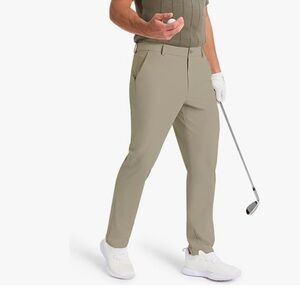 SNOWTEN Men's Classic Fit Stretch Golf Pants Size 40/30